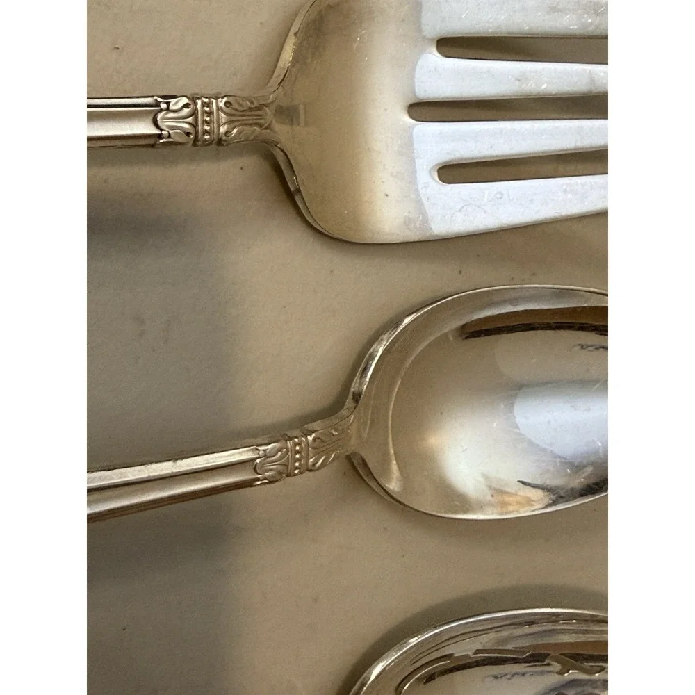 Vintage Danish Princess Silverplate 5-Piece Serving Set - Pristine Condition